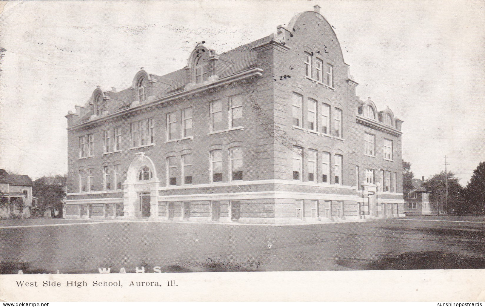 Illinois Aurora West Side High School 1909 - Aurora (Ilinois)