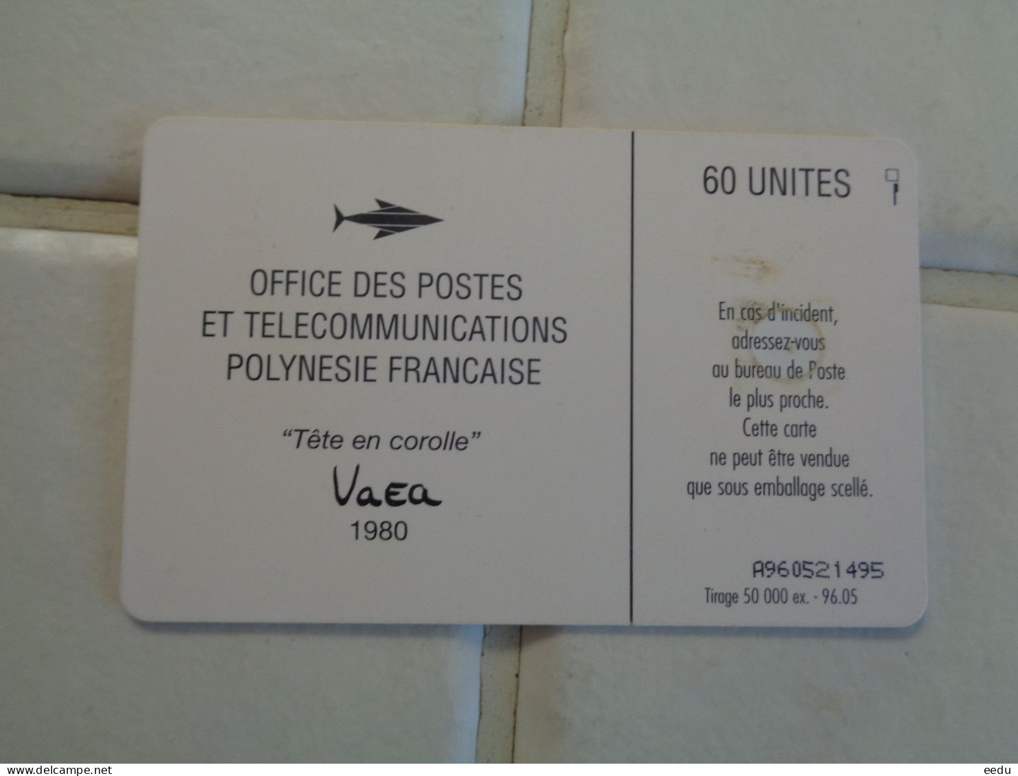 French Polynesia Phonecard - Polynésie Française