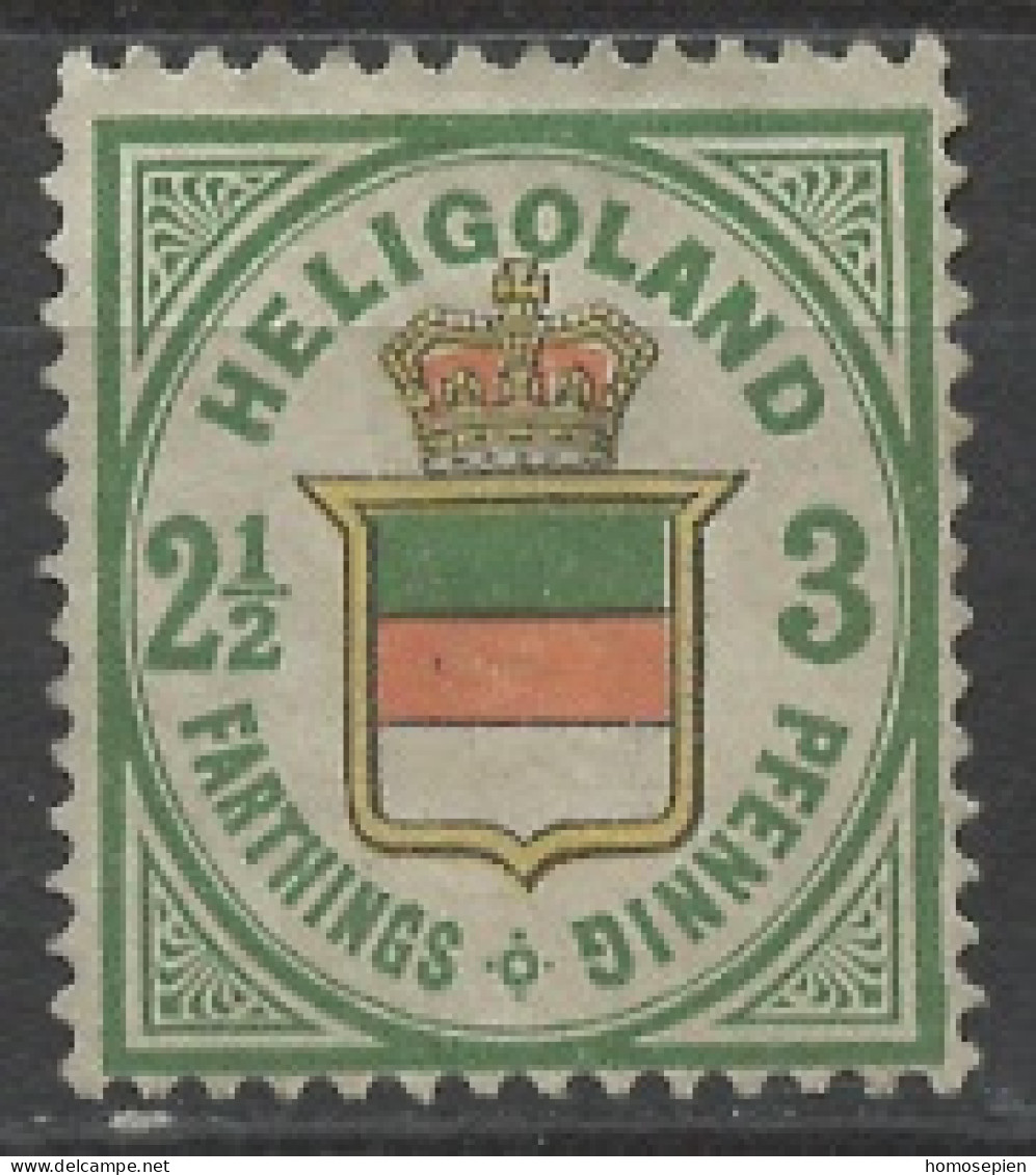 Allemagne Héligoland - Germany - Deutschland 1876 Y&T N°16 - Michel N°17 Nsg - 3p Armoirie - Heligoland