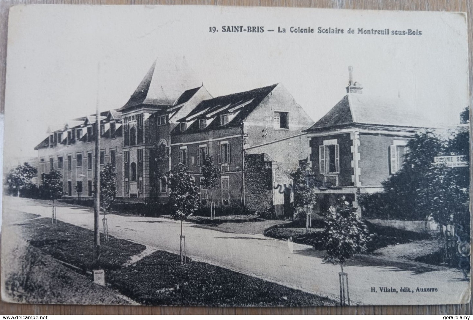 95 - Saint-Bris - La Colonie Scolaire De Montreuil Sous Bois - - Saint Bris Le Vineux