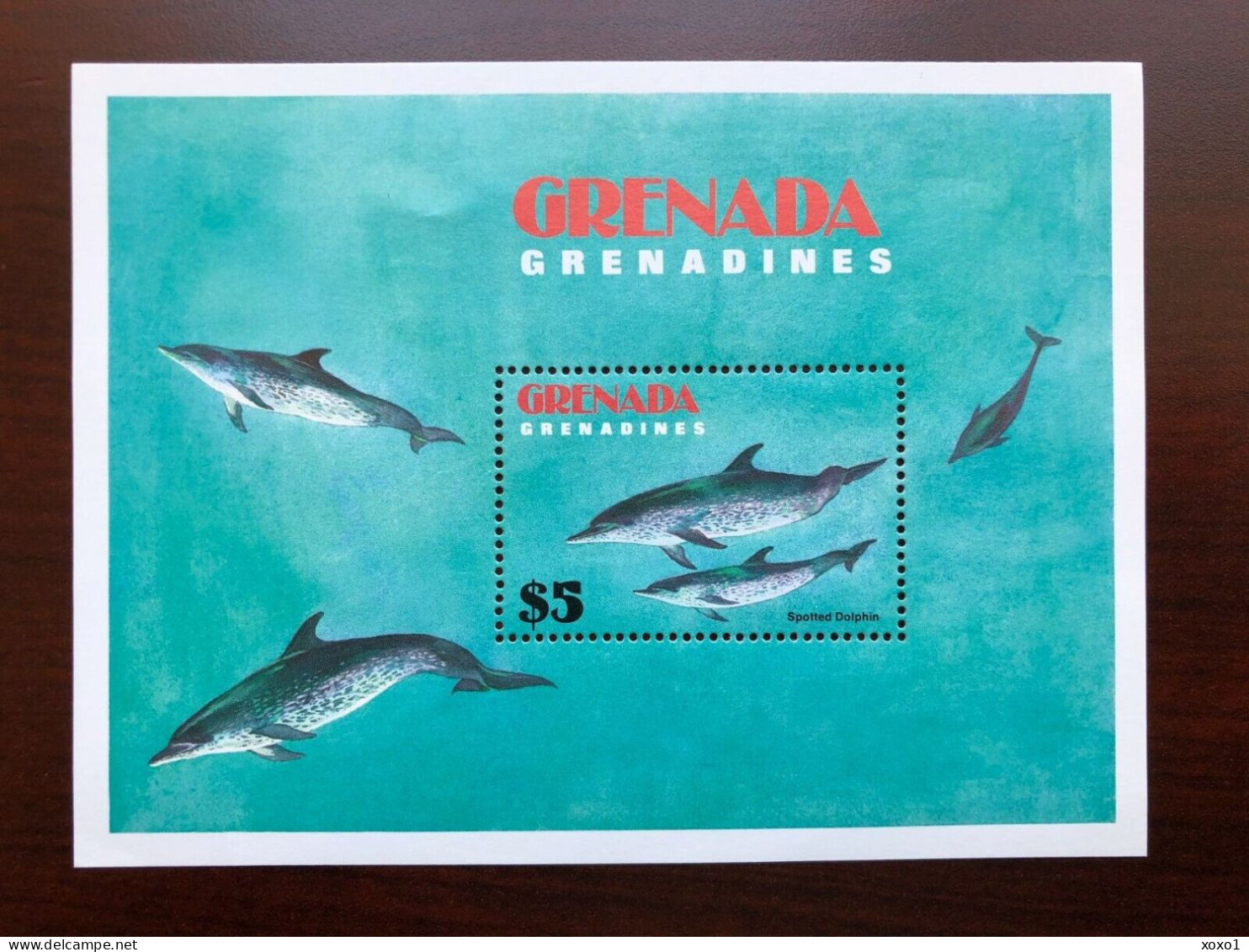 Grenada Grenadines 1983 MiNr. Block 71  Marine Life, Spotted Dolphins,  S/sh MNH ** 7.50 € - Dauphins