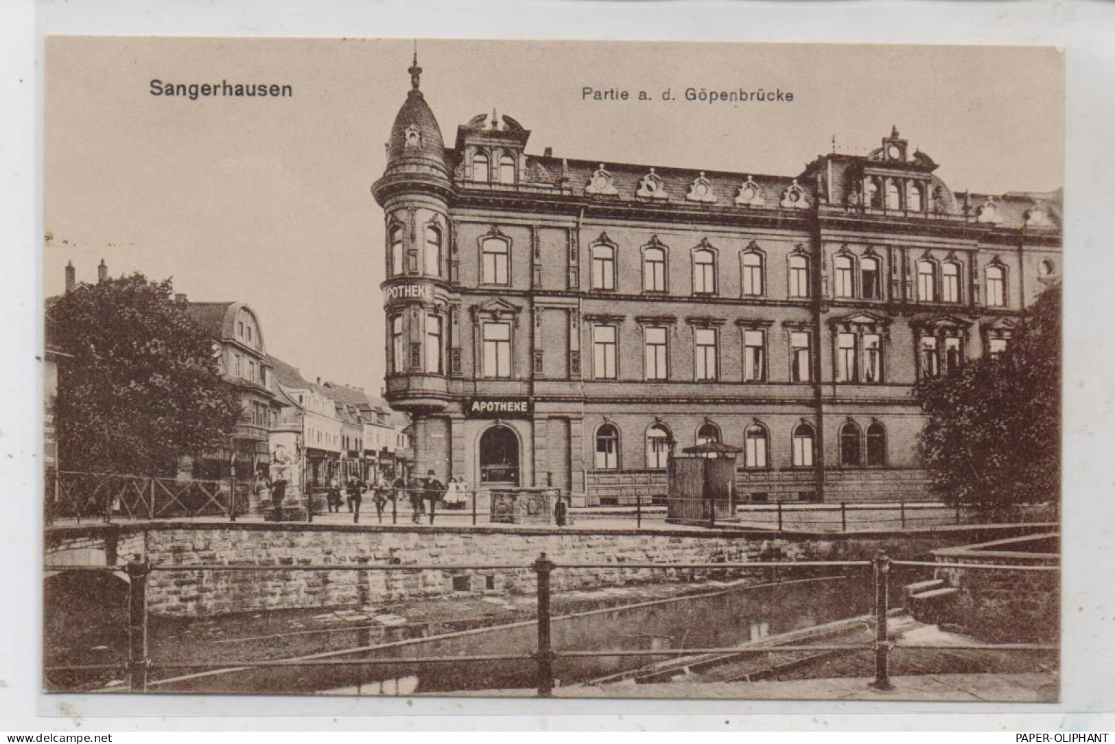 0-4700 SANGERHAUSEN, Partie An Der Göpenbrücke, Apotheke, Pissoir - Sangerhausen