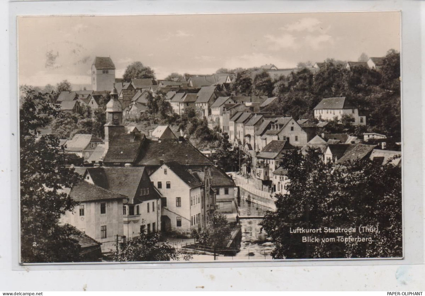 0-6540 STADTRODA, Blick Vom Töpferberg, 1939, Verlag Denner - Stadtroda