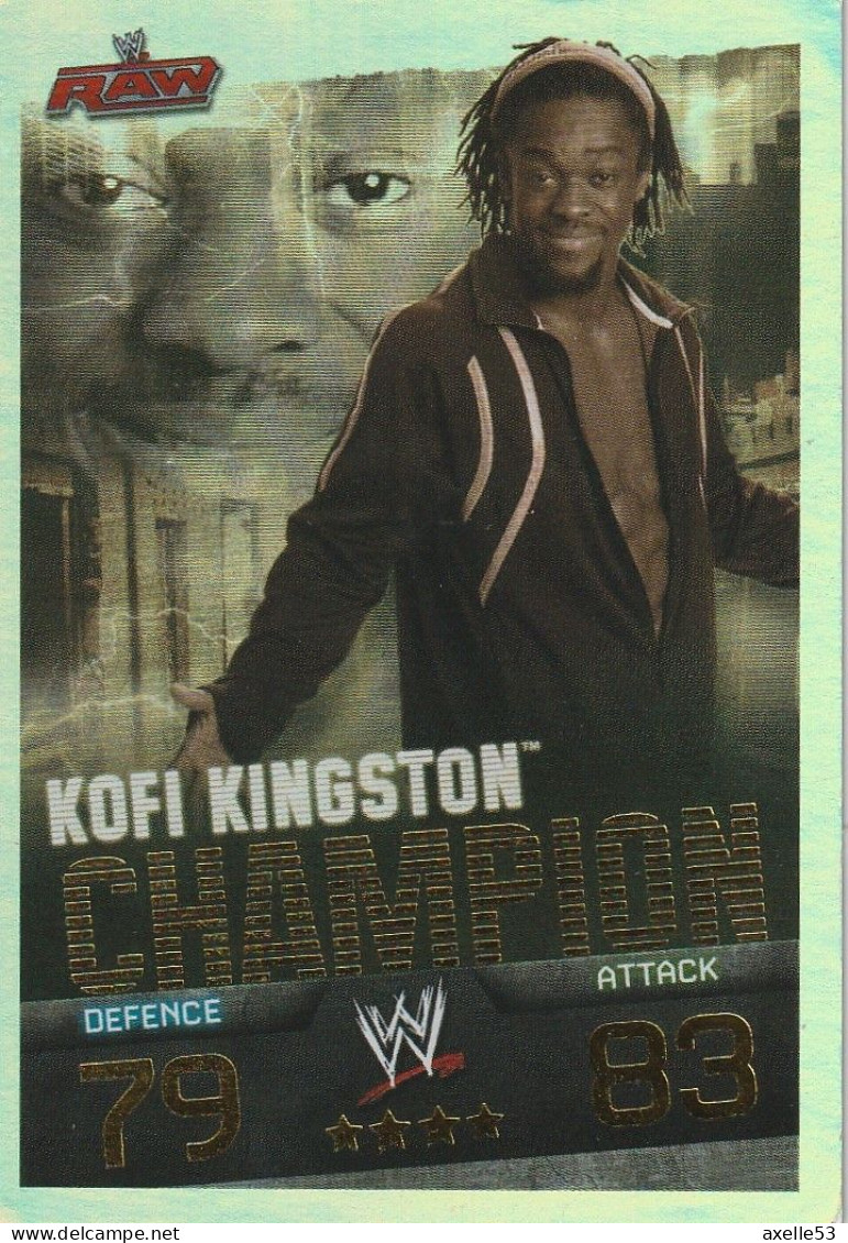 Cartes Slam Attax (8402) Kofi Kingstone - Kampfsport