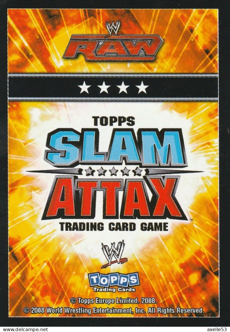 Cartes Slam Attax (8402) Kofi Kingstone - Martial Arts