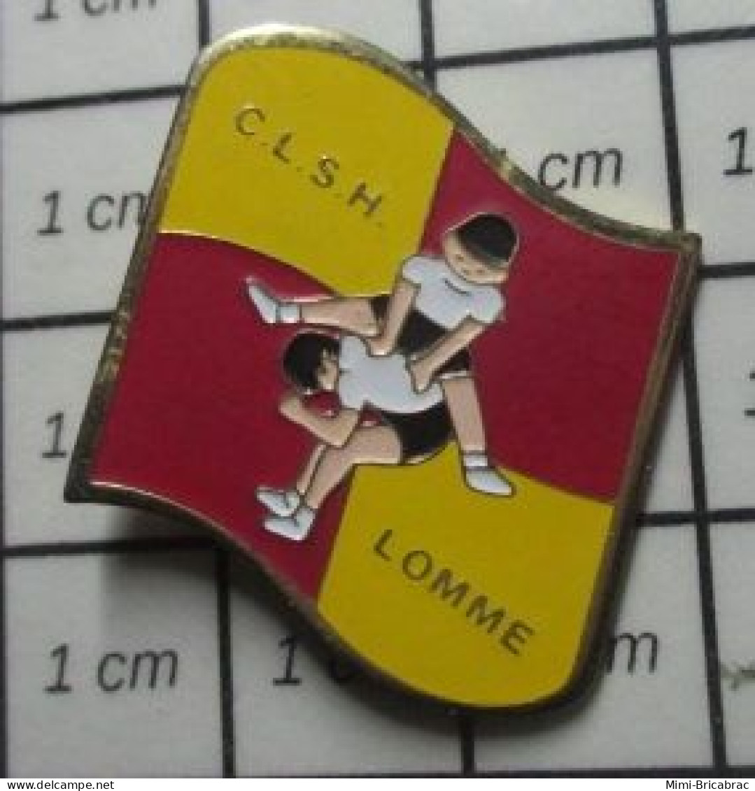 3619 Pin's Pins / Beau Et Rare / SPORTS / CLUB GYMNASTIQUE CLSH LOMME - Gymnastik