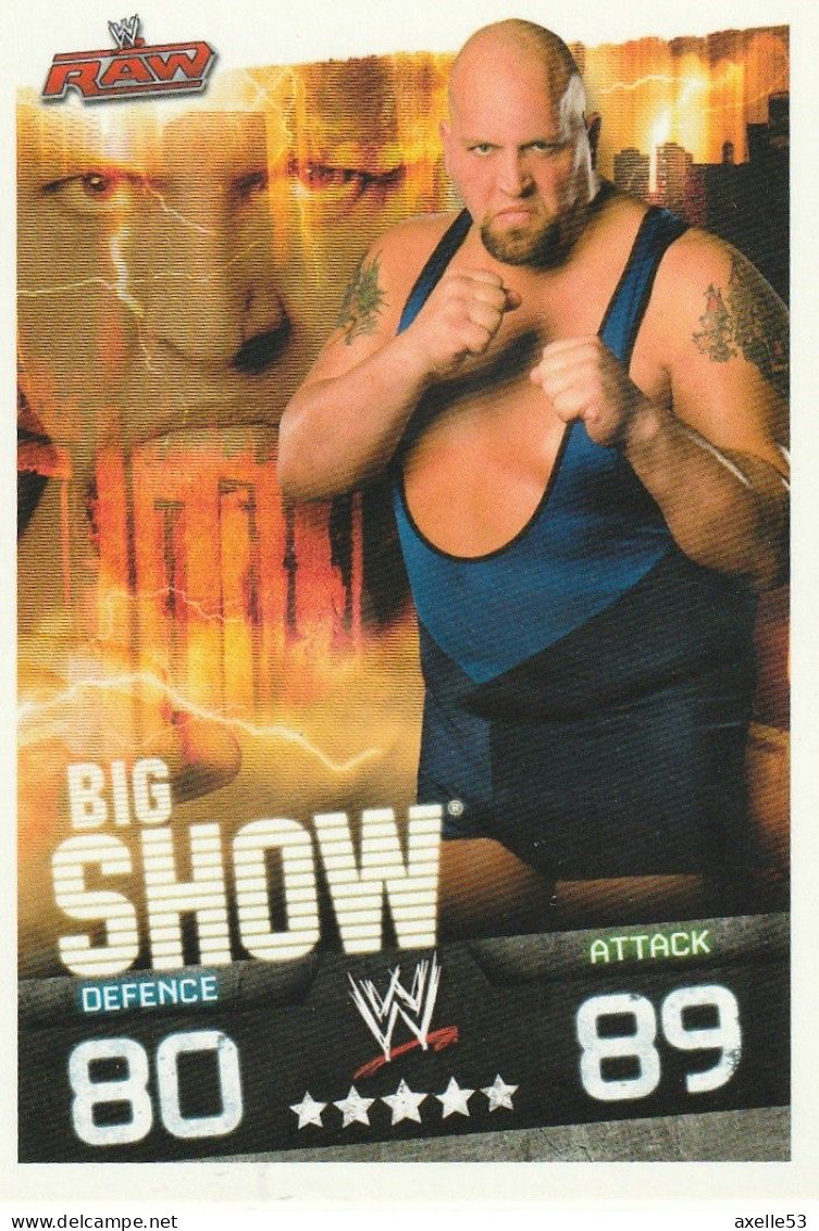 Carte De Slam Attax (8407) Big Show - Kampfsport