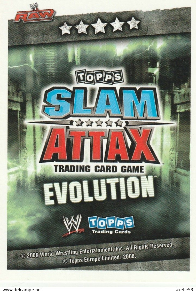 Carte De Slam Attax (8407) Big Show - Sports De Combat