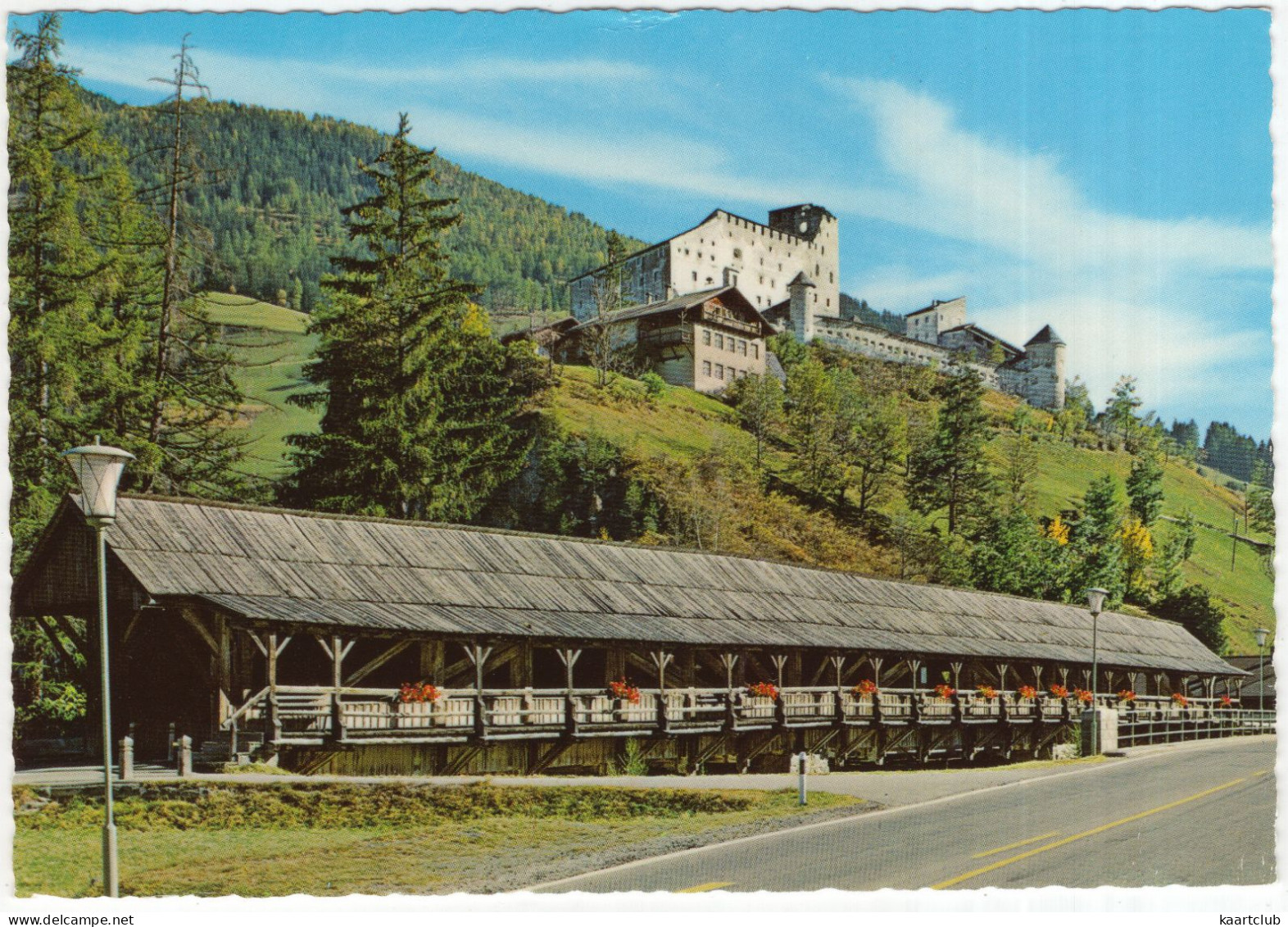 Burgruine Heinfels (alte Görzer Burg) Mit Gedeckte Holzbrücke - Villgratenbach - (Osttirol, Österreich/ Austria) - Sillian