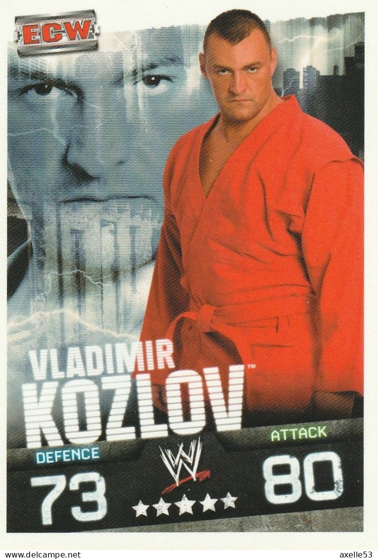 Carte De Slam Attax (8408) Vladimir Kozlov - Sports De Combat