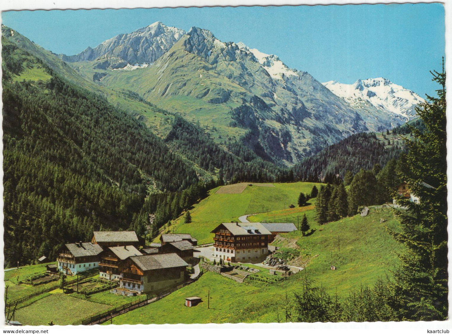 Ortschaft Burg Bei Kals Mit Kendelspitze Und Muntanitz - (Osttirol, Österreich/ Austria) - Kals