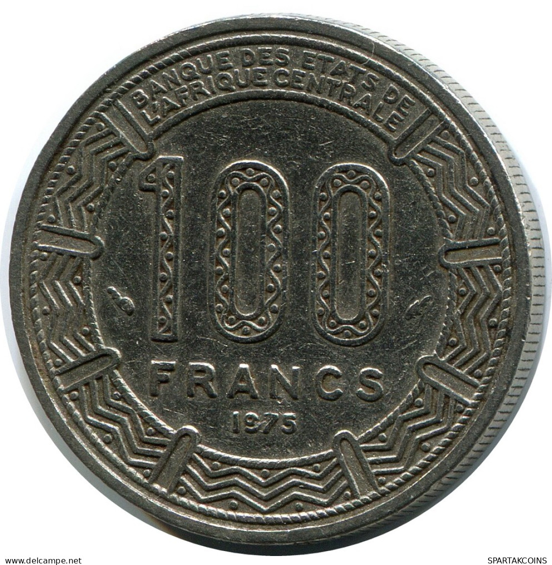 100 FRANCS 1975 CAMERÚN CAMEROON Moneda #AP854.E - Kameroen