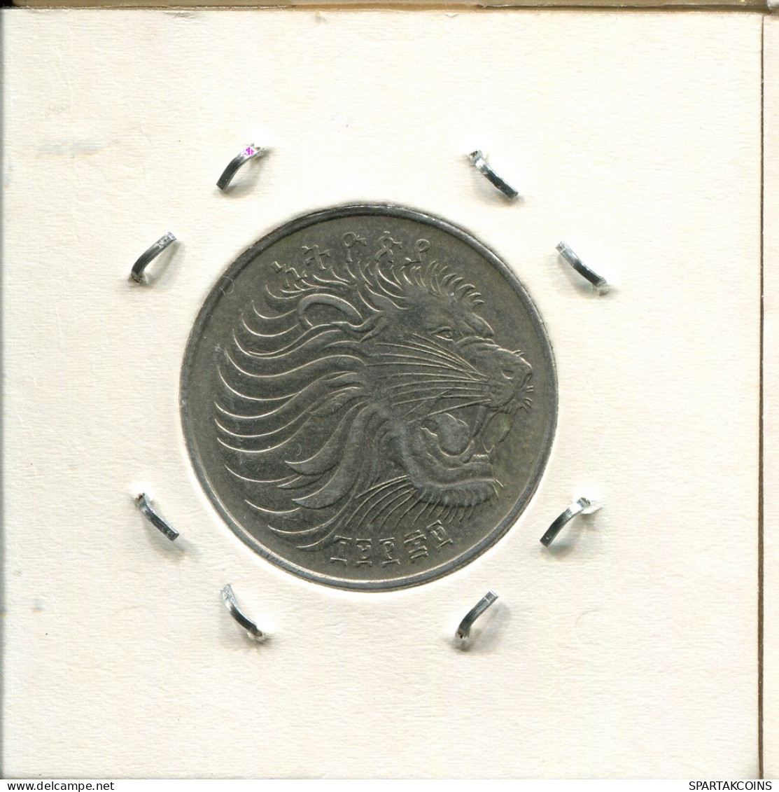 50 CENTS 1977 ETHIOPIA Moneda #AS154.E - Aethiopien