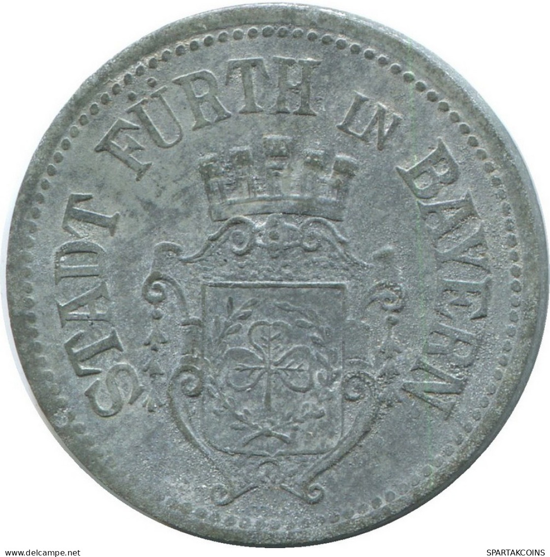 BAVARIA 50 PFENNIG 1917 Fürth In Bayern Notgeld German States #DE10514.6.E - 50 Pfennig