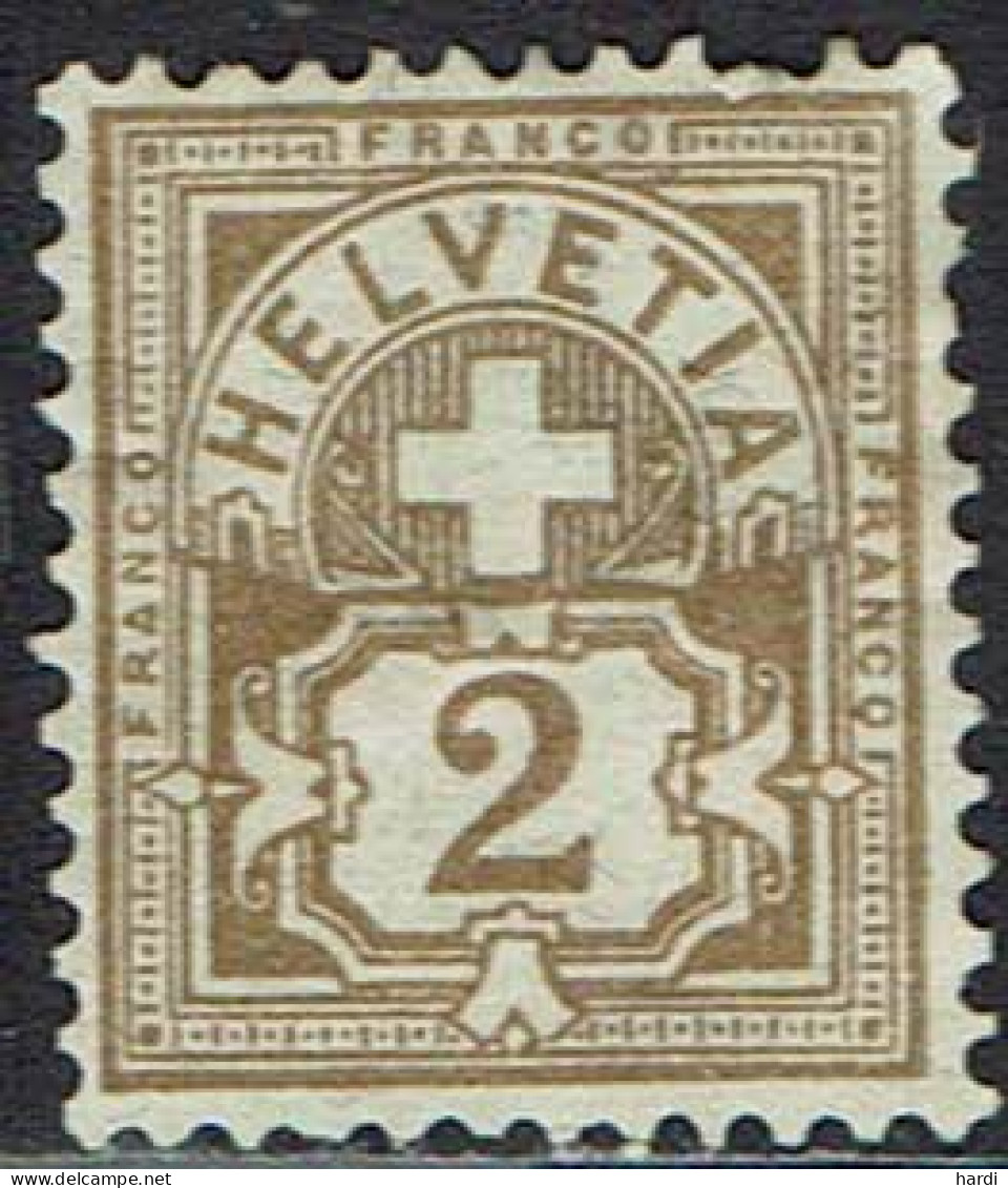 Schweiz 1906, MiNr.: 82 (*), Ungebraucht - Nuovi