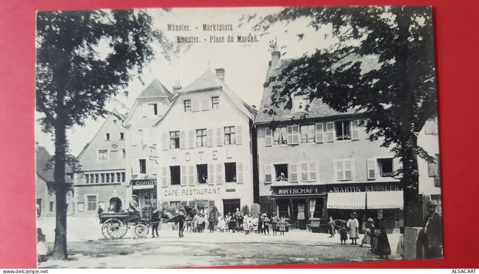 Munster  Place Du Marché , Wirtschaft Martin Kessler - Munster