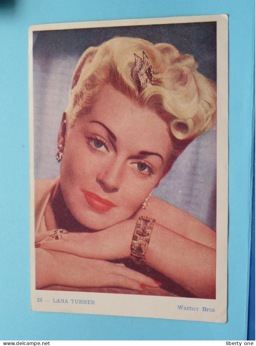 LANA TURNER ( METRO NIEL België > N° 26 ) Warner Bros ( Zie Scans ) Edit. Merbotex Bruxelles ! - Cinema Advertisement