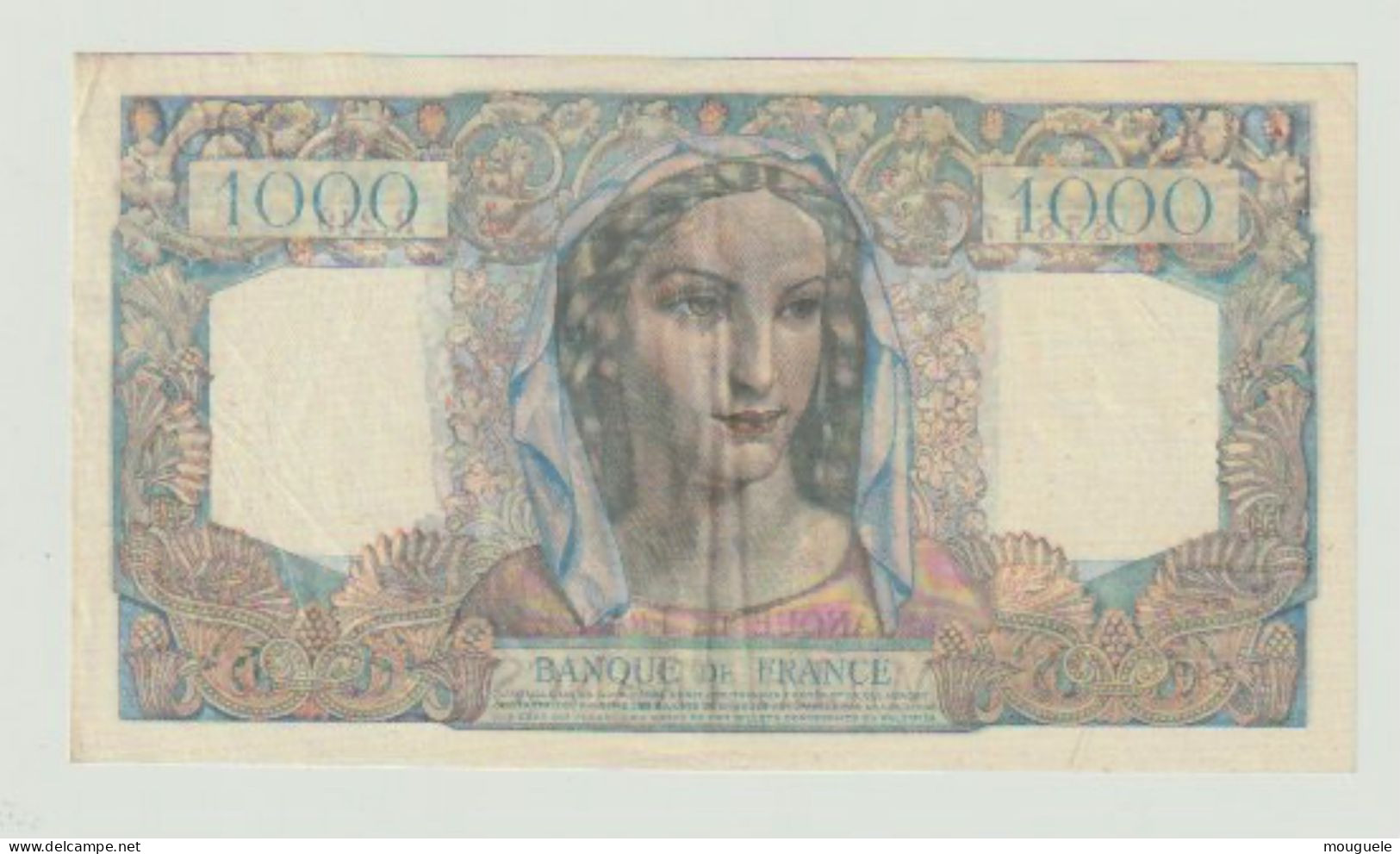 1000 Francs Minerve Et Hercule Du 25-4-1946 - 1 000 F 1945-1950 ''Minerve Et Hercule''