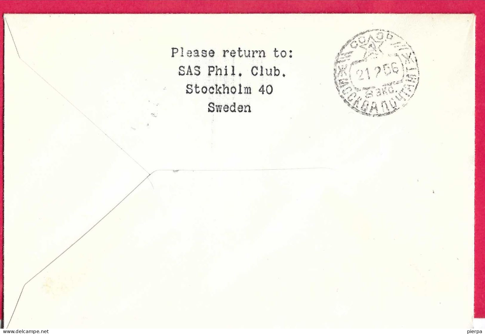 FINLAND - FIRST JET FLIGHT FINNAIR  FROM HELSINKI TO MOSKOW * 18.2.1956* ON OFFICIAL ENVELOPE - Covers & Documents