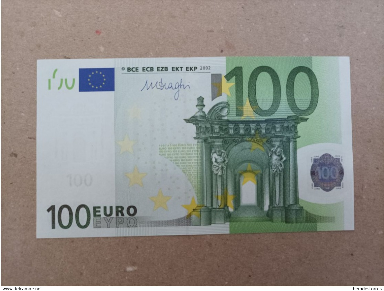 100 EURO AUSTRIA(N) F007A, DRAGHI, UNCIRCULATED - 100 Euro