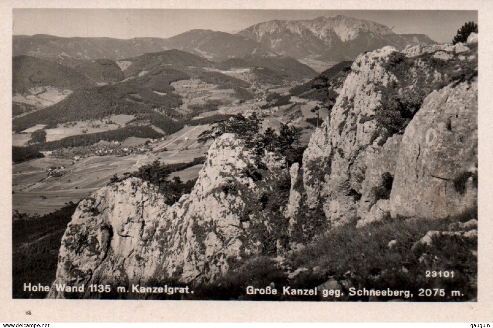 CPA - HOHE WAND - Vues Du Site ... LOT 4 CP - Edition P.Ledermann - Wiener Neustadt