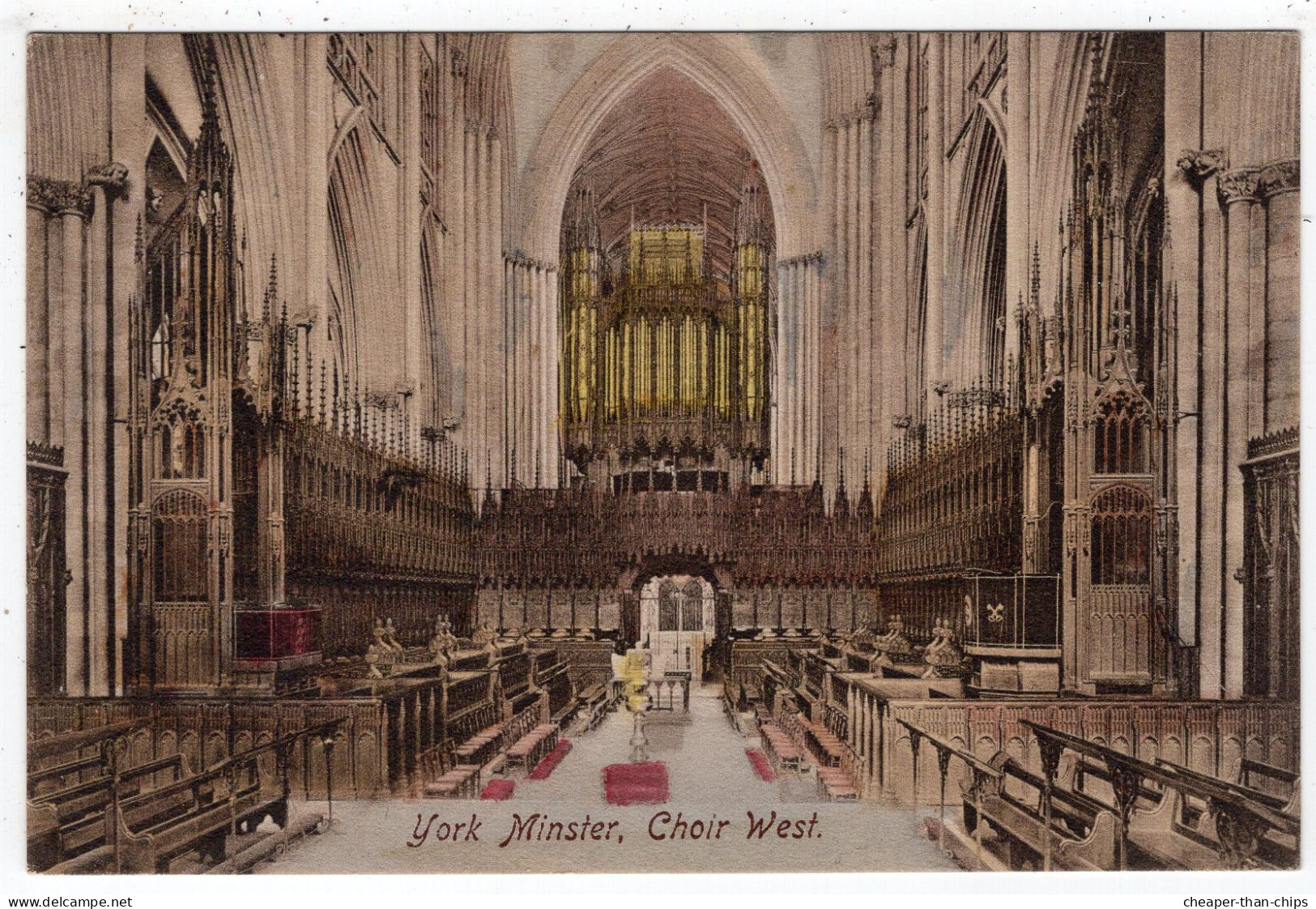 YORK MINSTER - Choir West - Frith Tinted 18417 - York