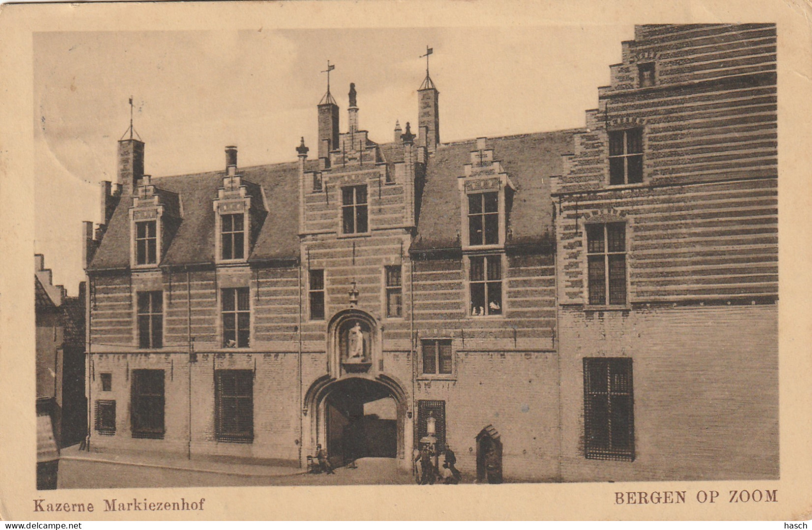 4894 23 Bergen Op Zoom, Kazerne Markiezenhof 1916 Met LBPK Bergen Op Zoom 8 - Bergen Op Zoom