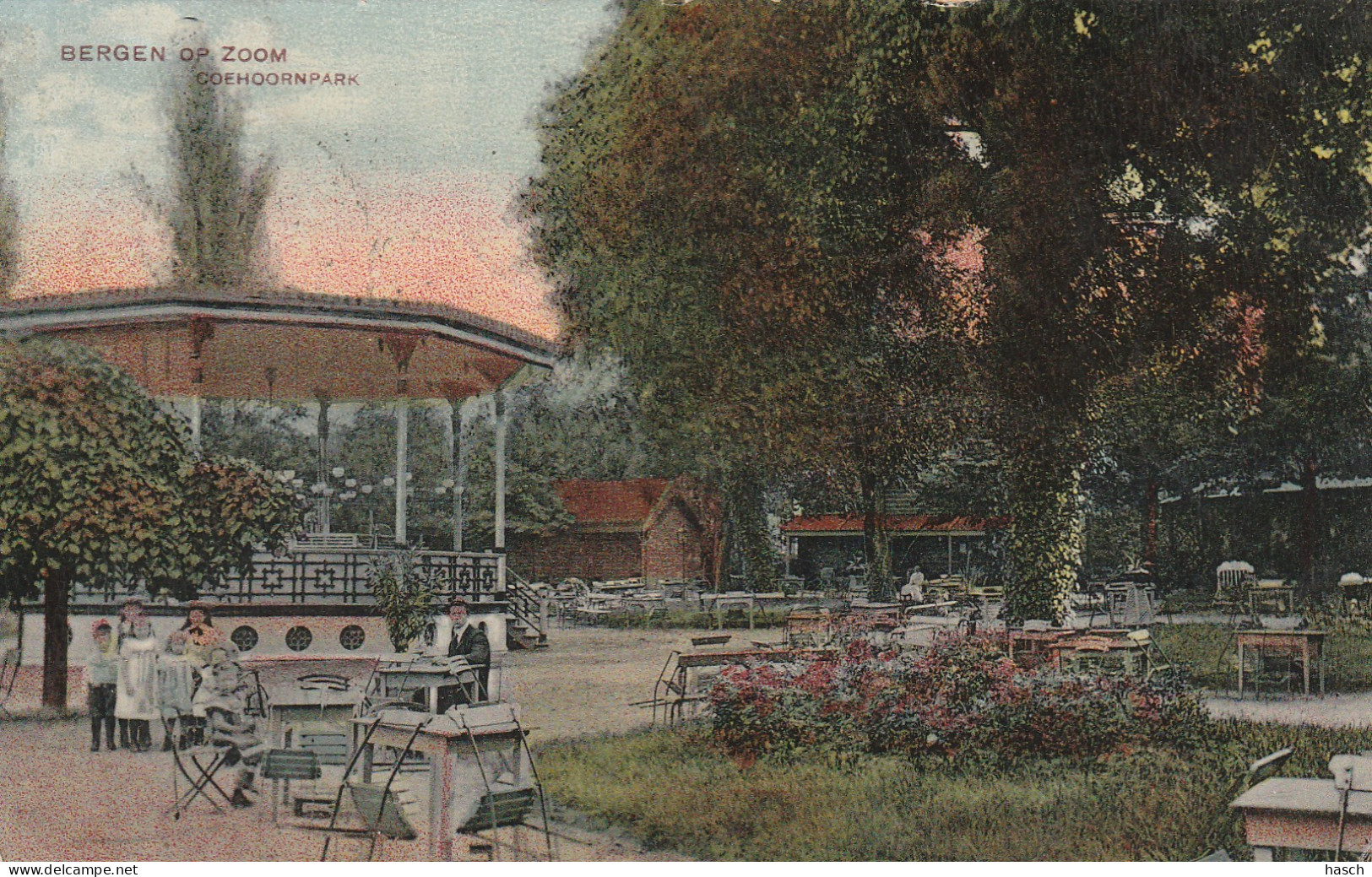 4894 160 Bergen Op Zoom, Coehoornpark 1909 Met LBPK 0261 Bergen Op Zoom 1 (5 Dagen Voor Inname Van Dit Stempel) - Bergen Op Zoom