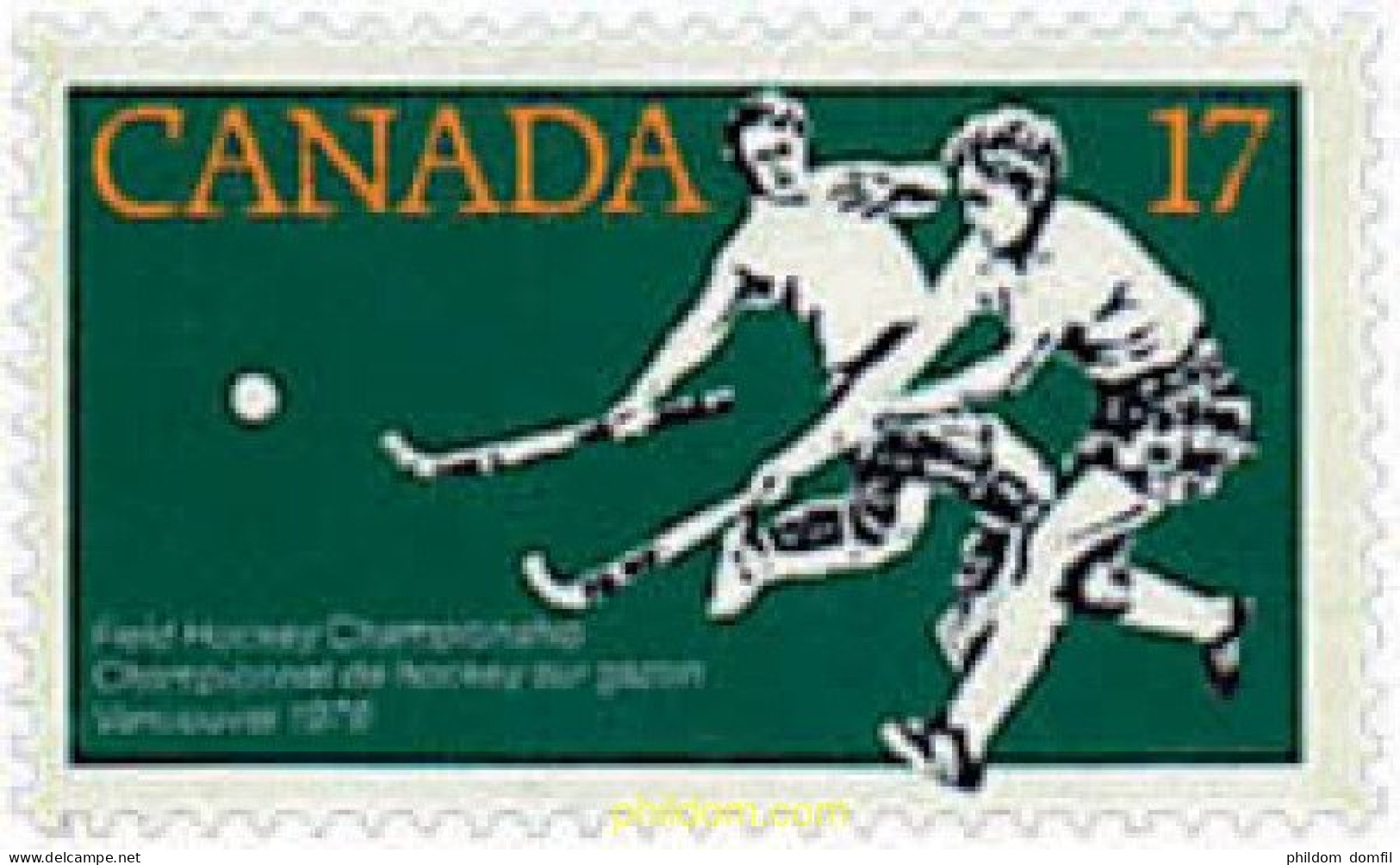 26764 MNH CANADA 1979 CAMPEONATOS FEMENINOS DE HOCKEY SOBRE HIERBA - Hockey (Veld)