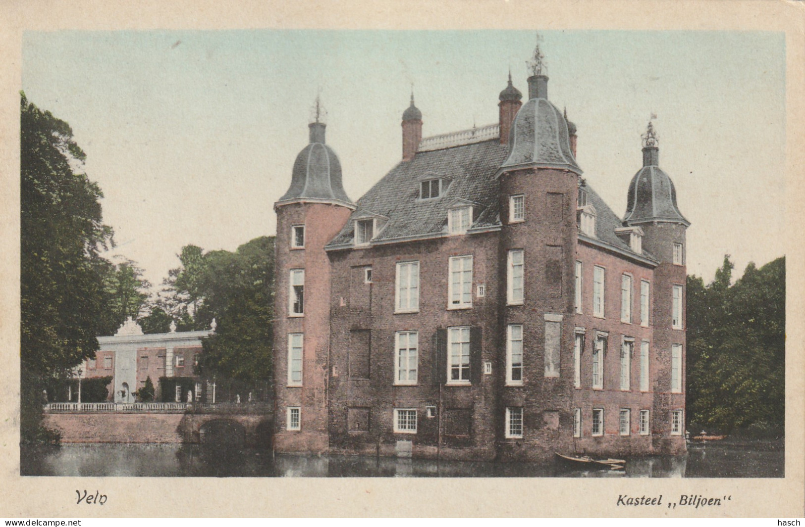 4894 328 Velp, Kasteel Biljoen 1920 Met LBPK 0173B Arnhem 2 - Velp / Rozendaal