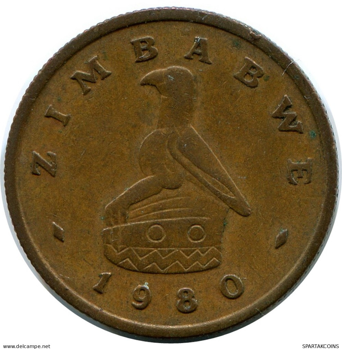 1 CENT 1980 ZIMBABWE Moneda #AR868.E - Zimbabwe
