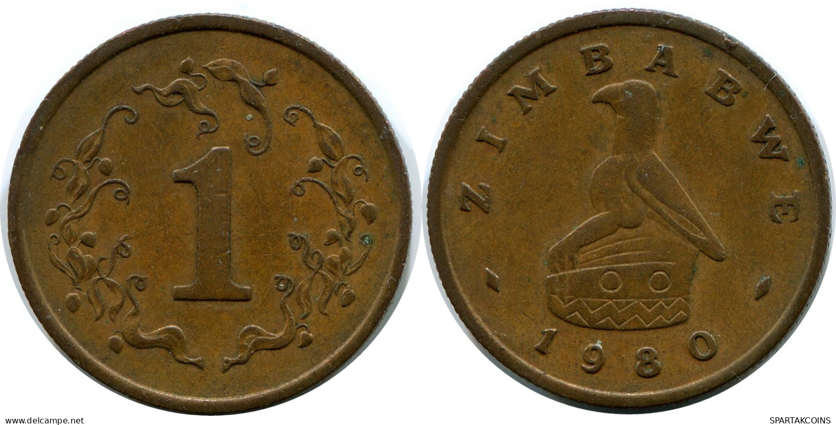 1 CENT 1980 ZIMBABWE Moneda #AR868.E - Zimbabwe