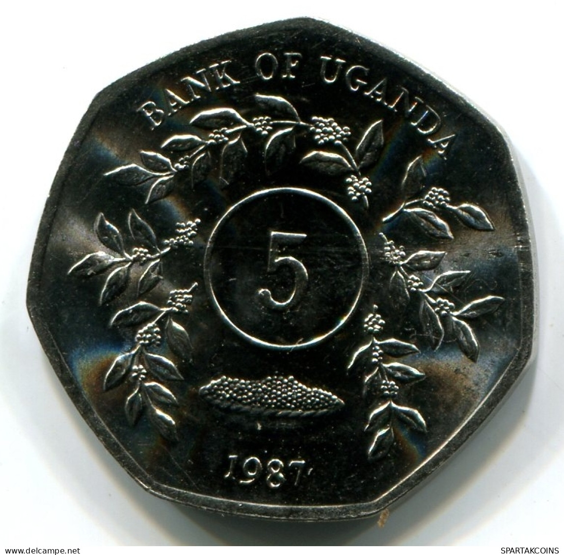 5 SHILLINGS 1987 UGANDA UNC Moneda #W11346.E - Uganda