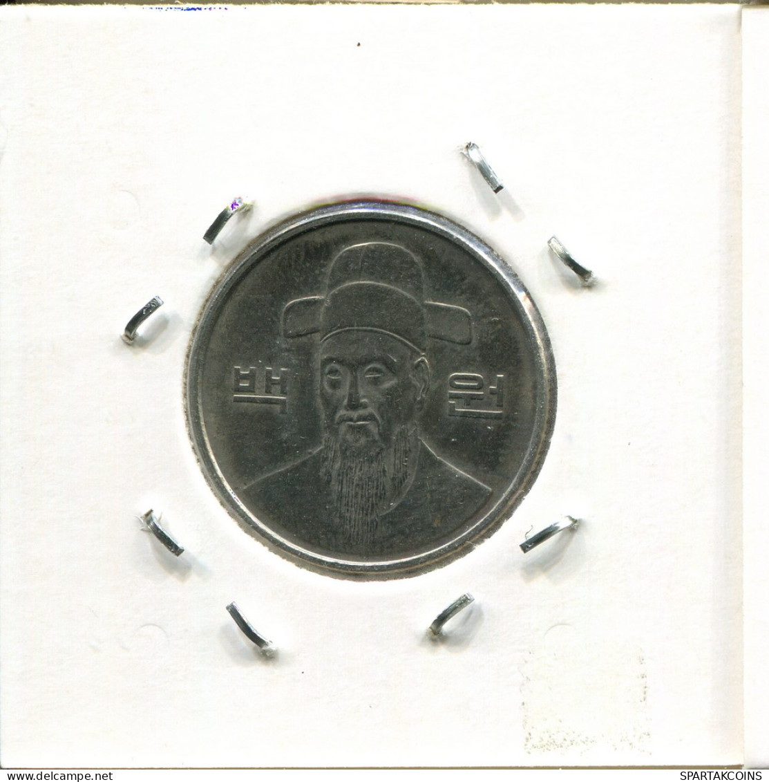 100 WON 1986 COREA DEL SUR SOUTH KOREA Moneda #AS056.E - Korea (Süd-)
