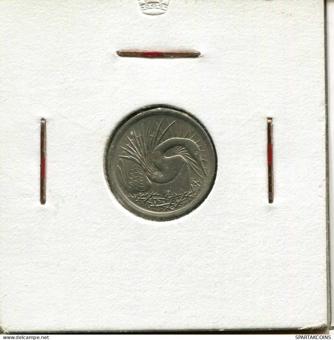 5 CENTS 1972 SINGAPUR SINGAPORE Moneda #AR468.E - Singapour