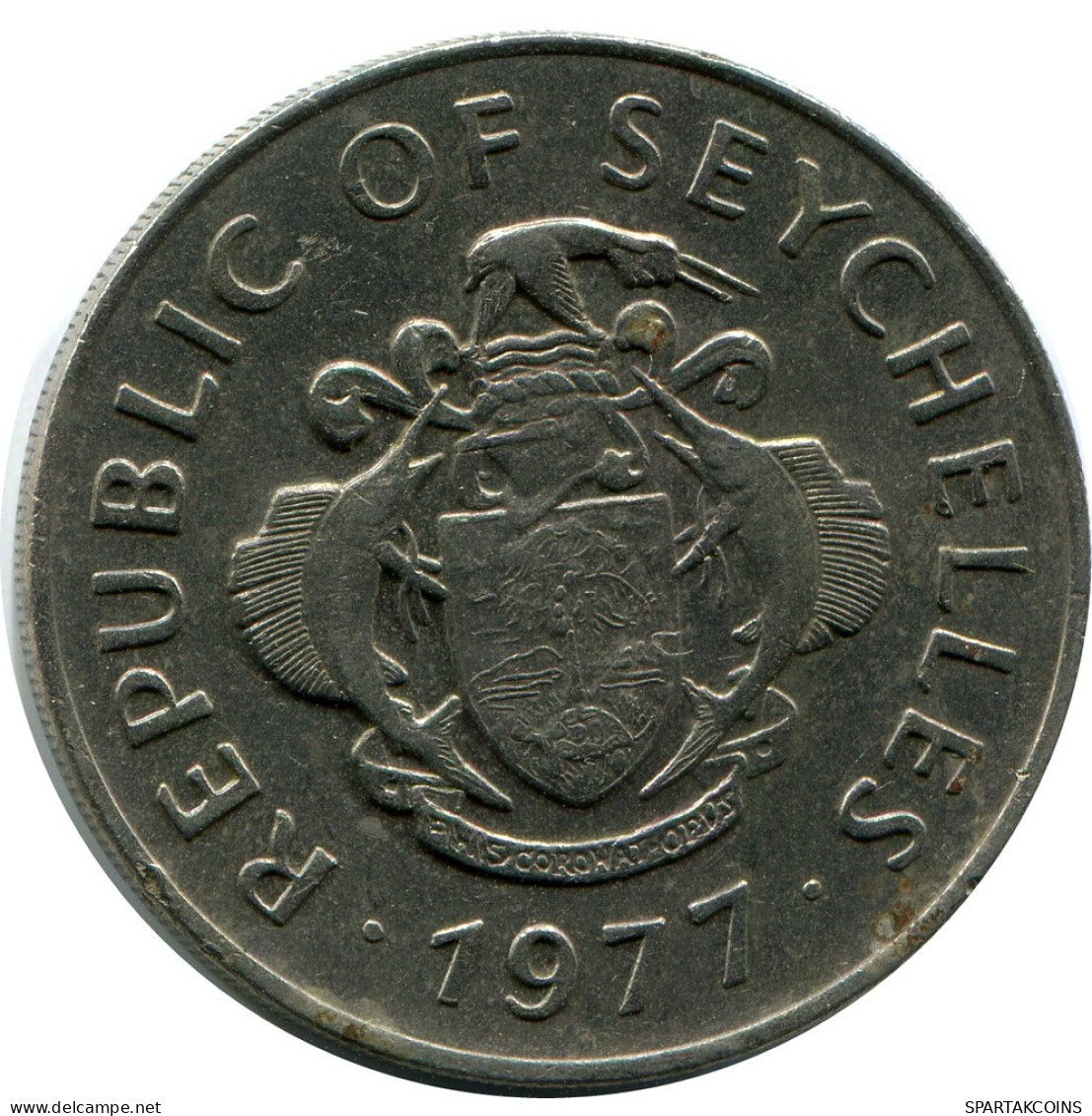 1 RUPEE 1977 SEYCHELLES ISLANDS Moneda #AP934.E - Seychelles