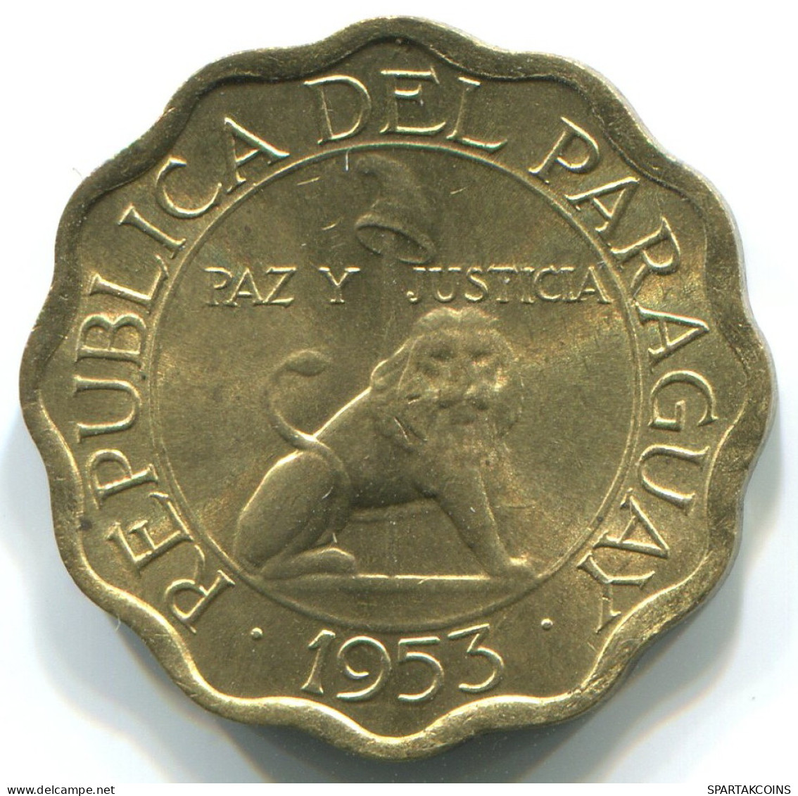 10 CENTIMOS 1933 PARAGUAY Moneda #WW1174.E - Paraguay