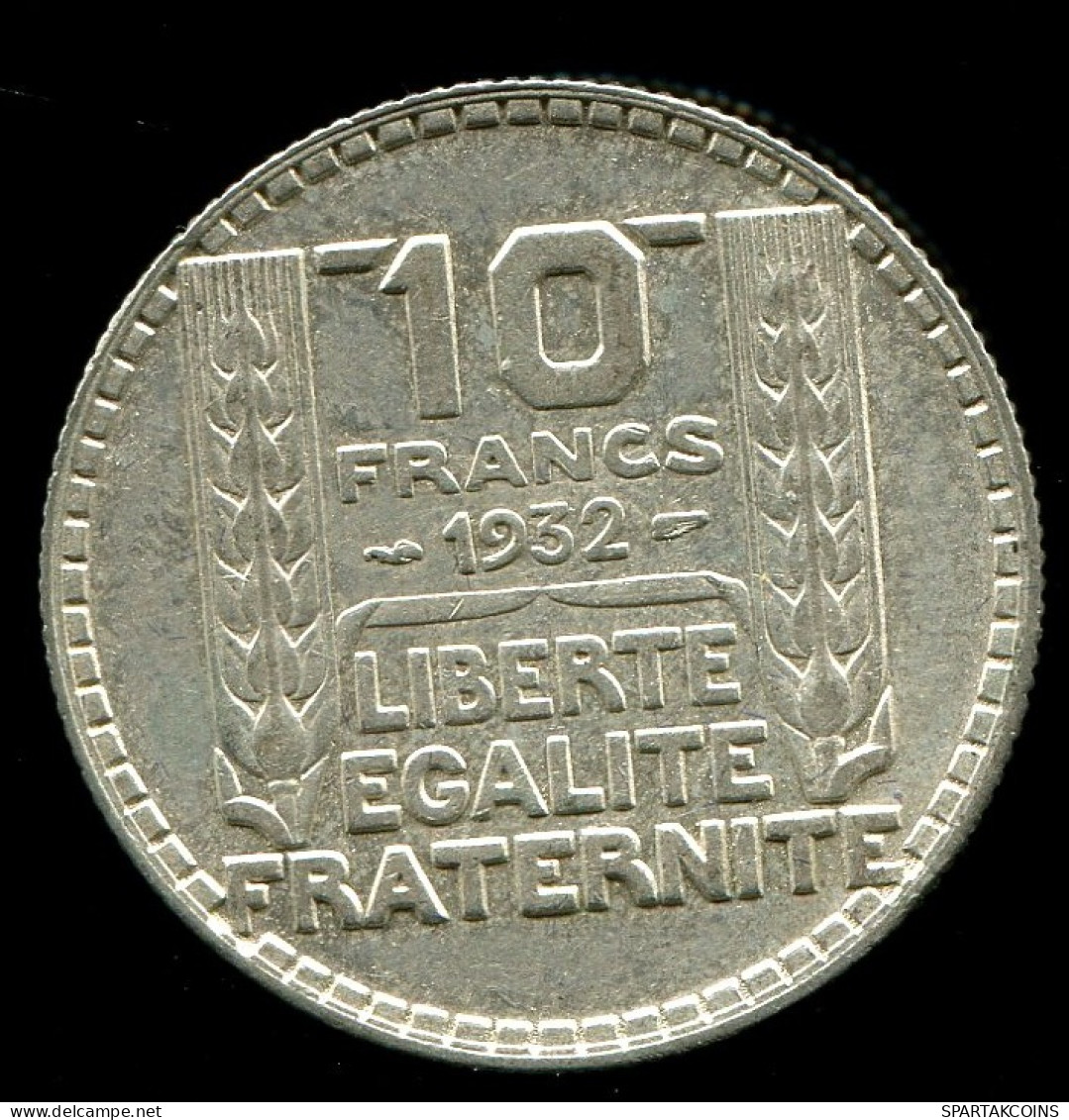 10 FRANCS 1932 FRANKREICH FRANCE SILBER Münze #W10350.15.D - 10 Francs