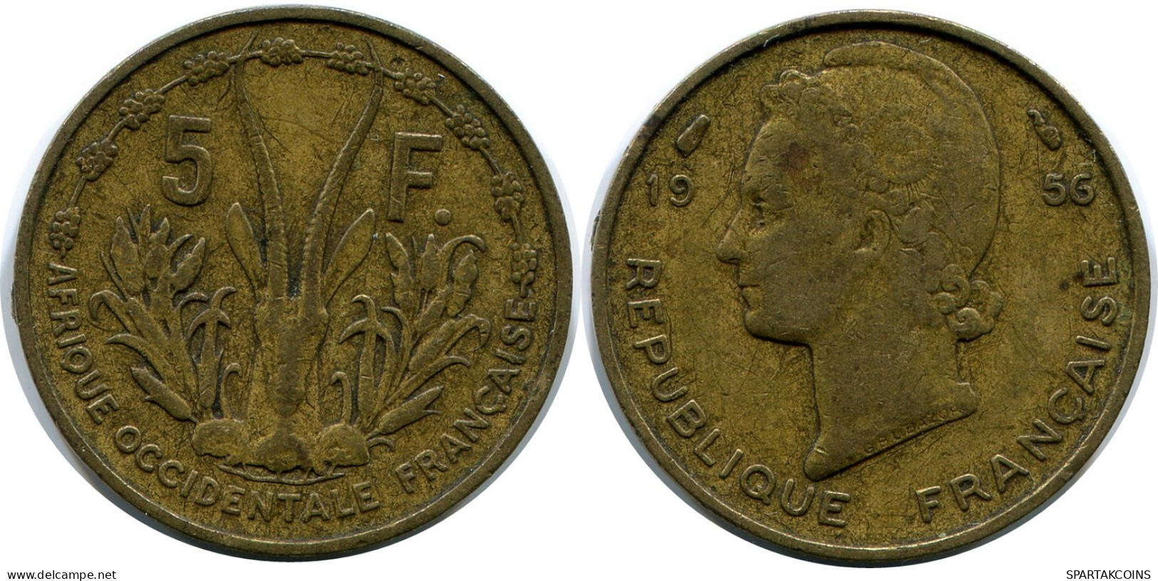 5 FRANCS 1956 Französisch WESTERN AFRICAN STATES #AP880.D - French West Africa