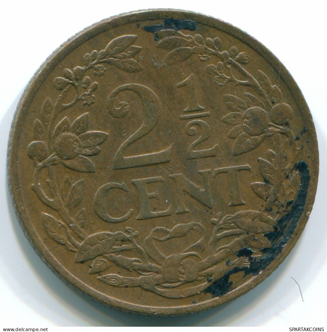 2 1/2 CENT 1948 CURACAO NIEDERLANDE NETHERLANDS Koloniale Münze #S10120.D - Curaçao