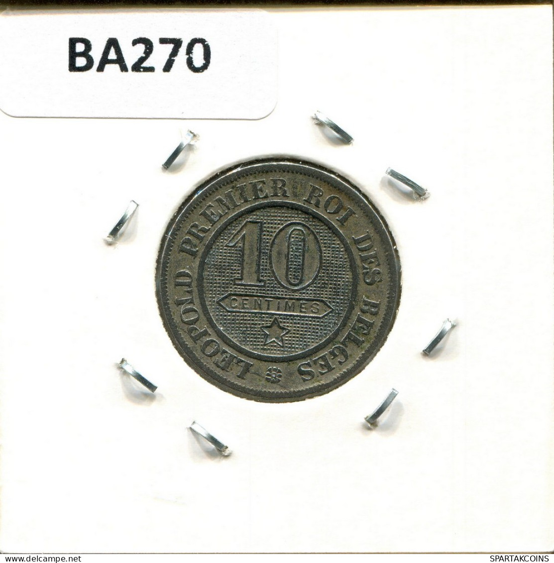 10 CENTIMES 1864 Französisch Text BELGIEN BELGIUM Münze #BA270.D - 10 Centimes