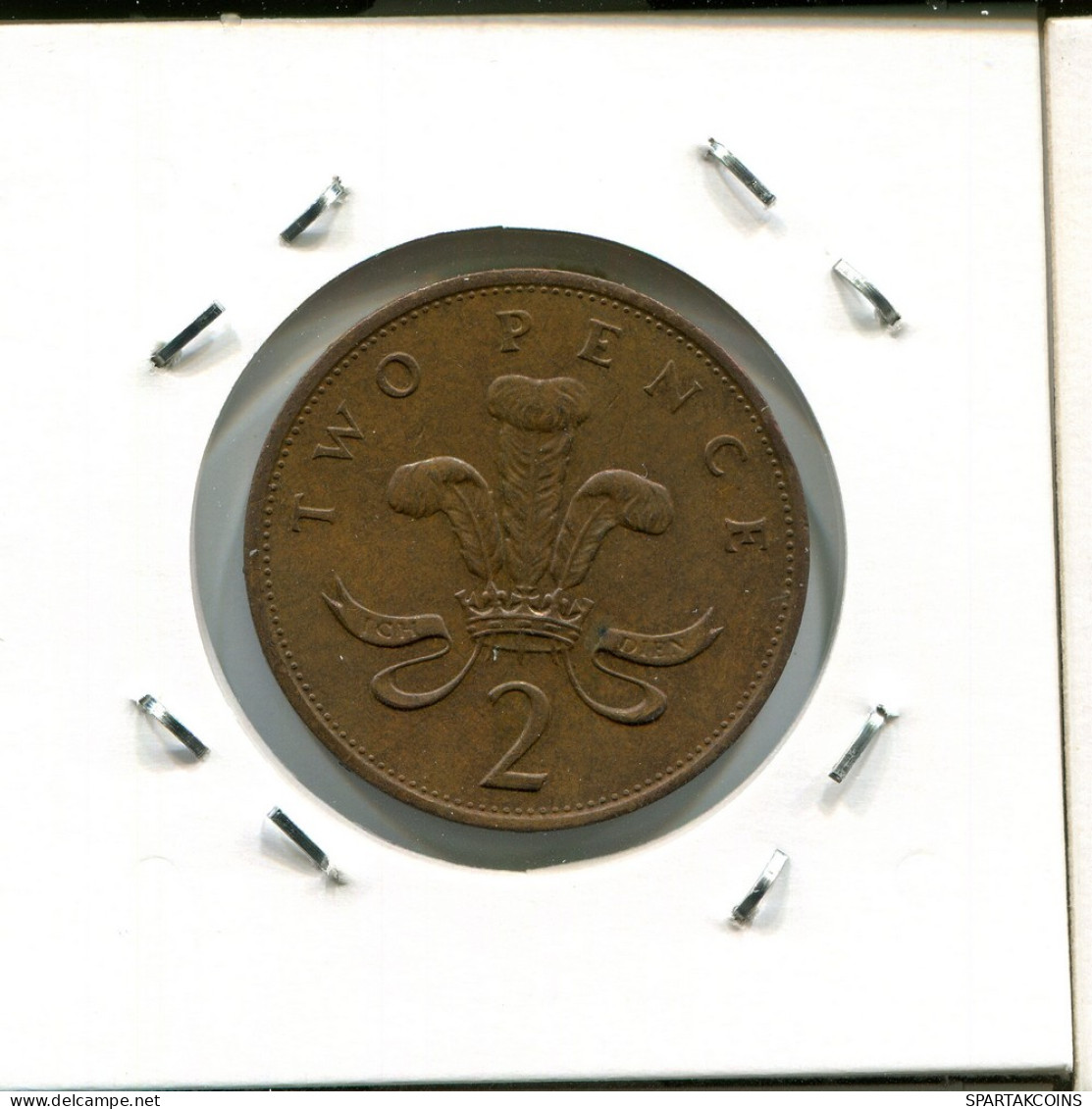 2 PENCE 1990 UK GROßBRITANNIEN GREAT BRITAIN Münze #AN570.D - 2 Pence & 2 New Pence