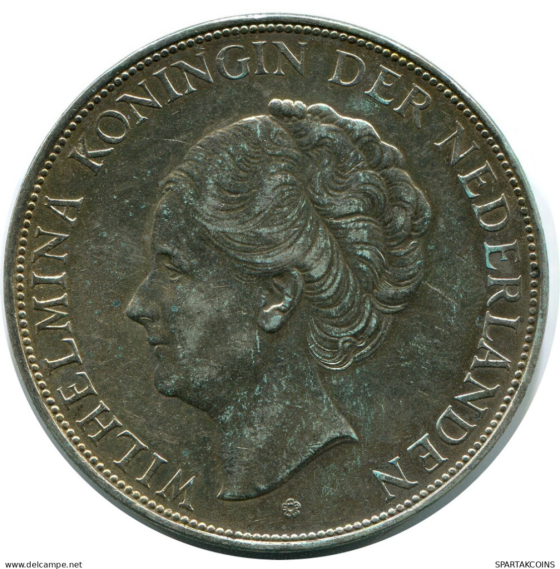 2 1/2 GULDEN 1939 NIEDERLANDE NETHERLANDS SILBER Münze #AR949.D - 2 1/2 Florín Holandés (Gulden)