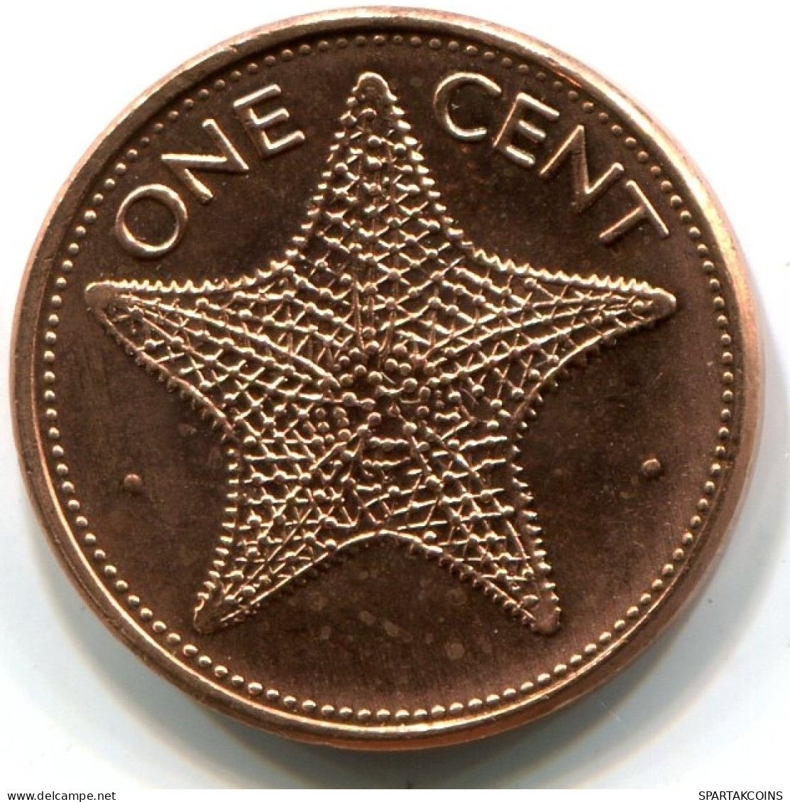 1 CENT 1998 BAHAMAS Pièce UNC STARFISH #W11458.F - Bahamas