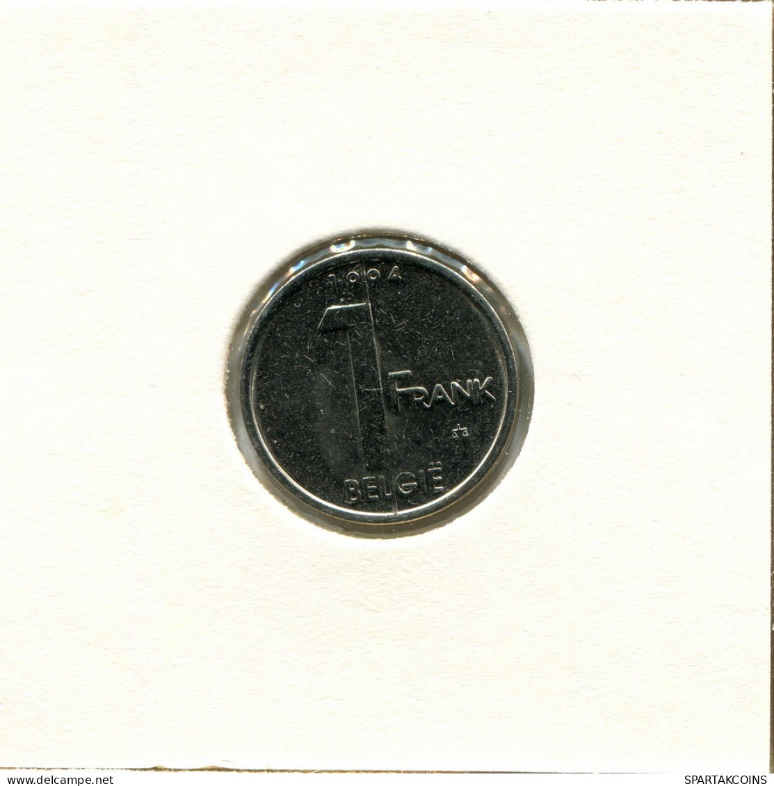 1 FRANC 1997 DUTCH Text BELGIQUE BELGIUM Pièce #BB203.F - 1 Franc