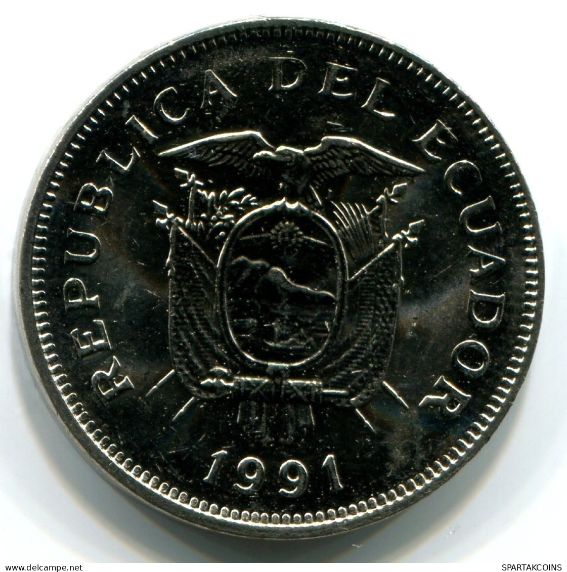 20 SUCRE 1991 EQUATEUR ECUADOR UNC Pièce #W11109.F - Ecuador