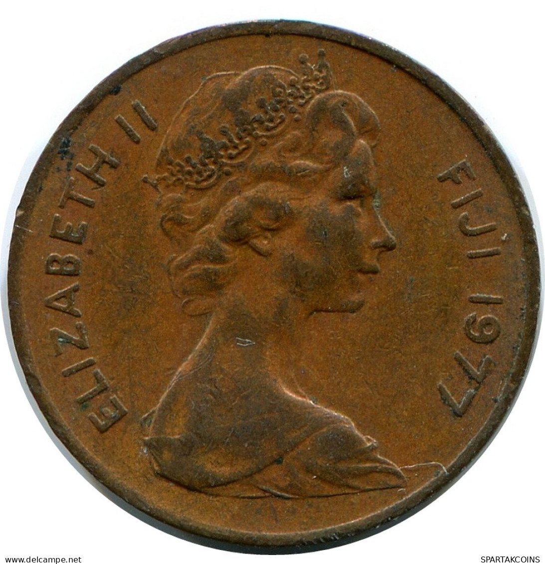 1 CENT 1977 FIDJI FIJI Pièce #AR910.F - Fiji