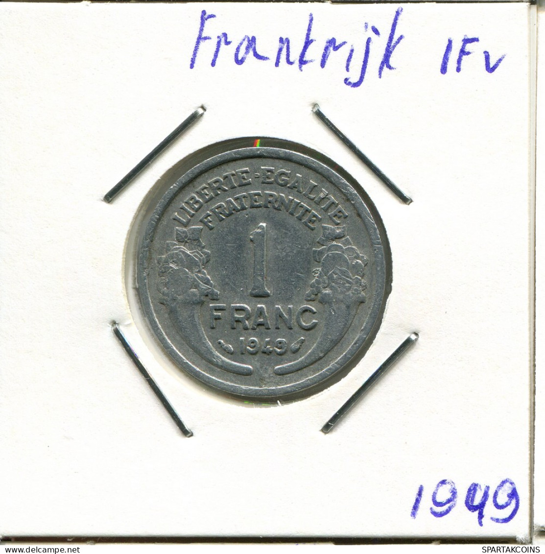 1 FRANC 1949 FRANCE Pièce Française #AM551.F - 1 Franc