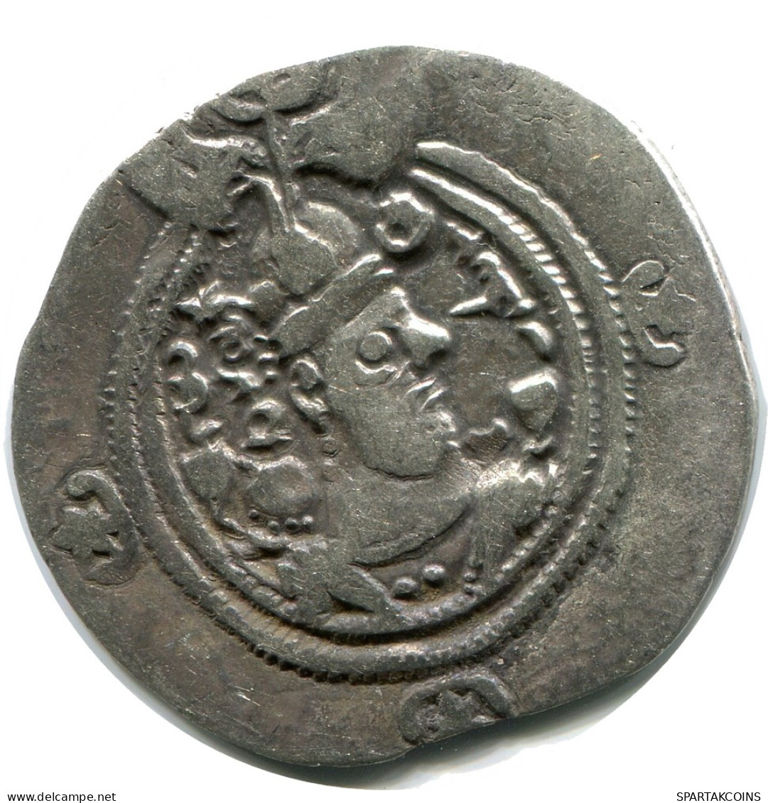 SASSANIAN KHUSRU II AD 590-627 AR Drachm Mitch-ACW.1111-1223 #AH206.45.F - Orientalische Münzen