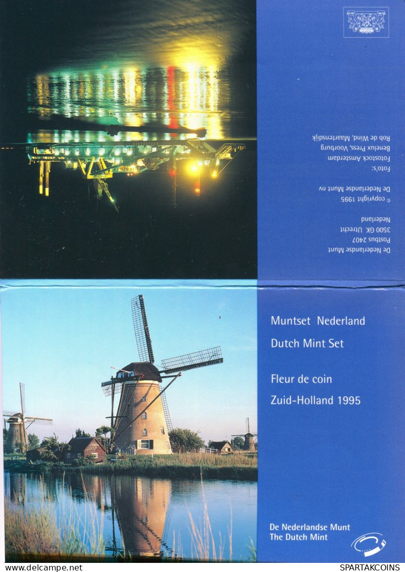 NÉERLANDAIS NETHERLANDS 1995 MINT SET 6 Pièce + MEDAL #SET1123.4.F - Jahressets & Polierte Platten